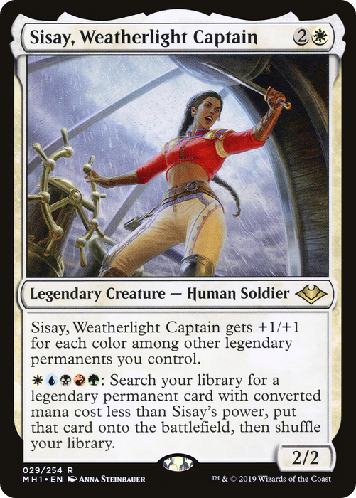 Sisay, Weatherlight Captain (MH1-029) - rare - Foil