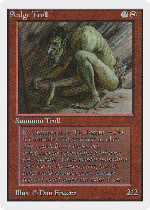 Sedge Troll (2ED-173) - rare