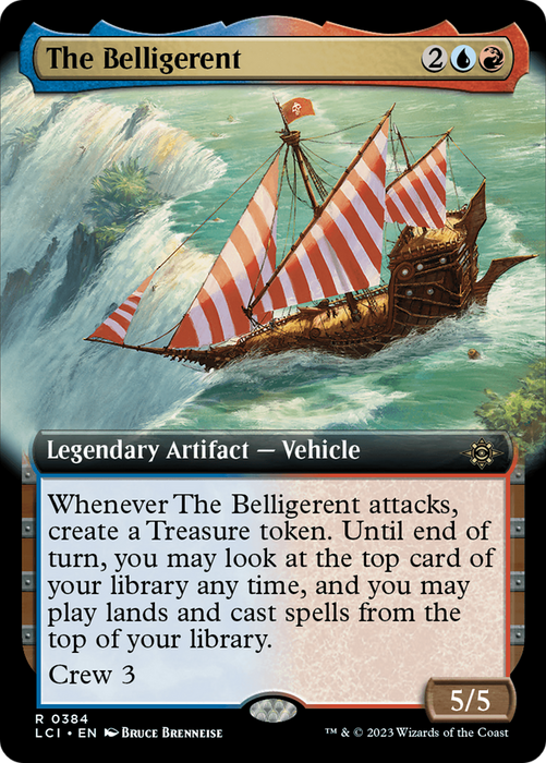 The Belligerent (LCI-384) - rare: (Extended Art) - Foil