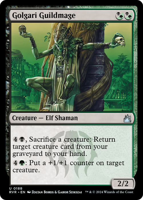Golgari Guildmage (RVR-188) - uncommon - Foil