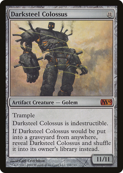 Darksteel Colossus (M10-208) - mythic