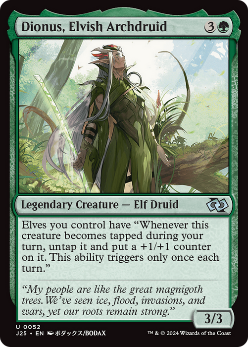 Dionus, Elvish Archdruid (J25-052) - uncommon