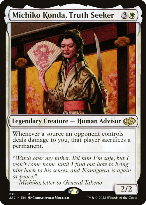 Michiko Konda, Truth Seeker (J22-215) - rare