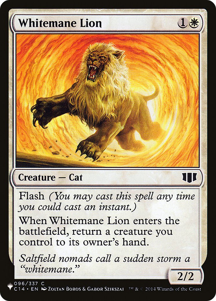 Whitemane Lion (LIST-C14-96) - common