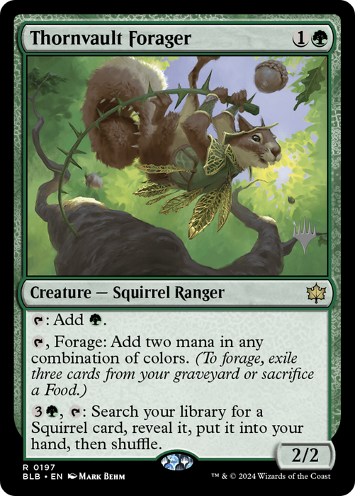 Thornvault Forager (PPBLB-197P) - rare - Foil