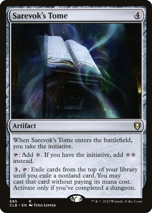 Sarevok's Tome (CLB-685) - rare