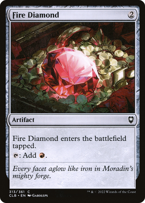 Fire Diamond (CLB-313) - common - Foil