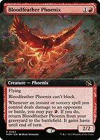 Bloodfeather Phoenix (MOM-362) - rare: (Extended Art)