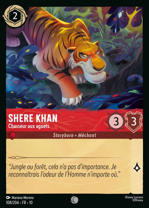 Shere Khan - Chasseur aux aguets (108/204) - LDLP - Commune - Cold Foil
