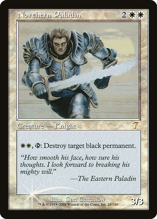 Northern Paladin (7ED-28★) - rare - Foil