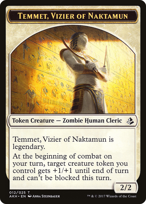Temmet, Vizier of Naktamun (AKH-012) - common - Foil