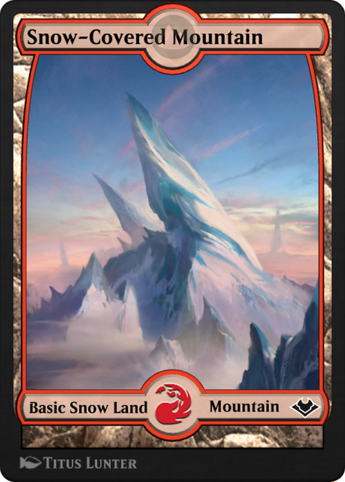 Snow-Covered Mountain (PANA-260) - common: (Full Art)
