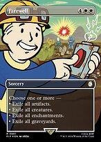 Farewell (PIP-881) - rare (Borderless) - Foil