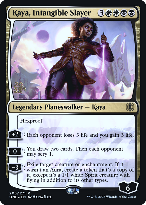 Kaya, Intangible Slayer (PRE-205S) - rare - Foil