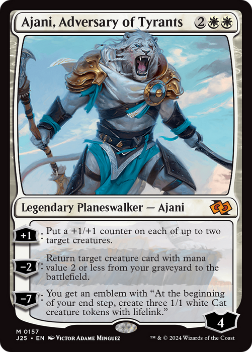 Ajani, Adversary of Tyrants (J25-157) - mythic