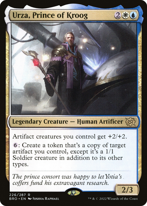 Urza, Prince of Kroog (BRO-226) - rare