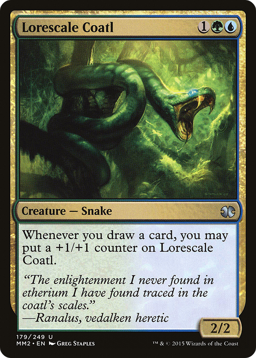 Lorescale Coatl (MM2-179) - uncommon