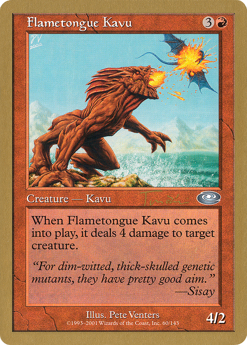 Flametongue Kavu (WCD-JT60) - uncommon