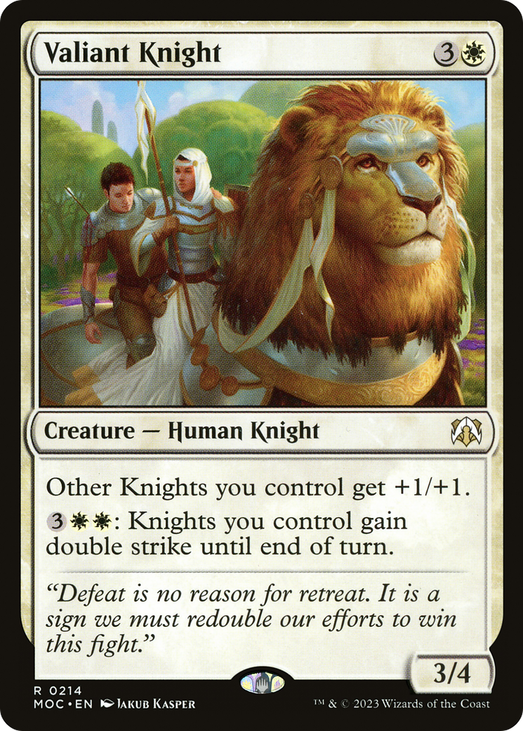 Valiant Knight (MOC-214) - rare