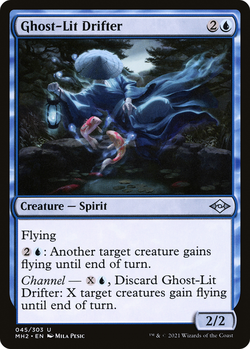 Ghost-Lit Drifter (MH2-045) - uncommon - Foil