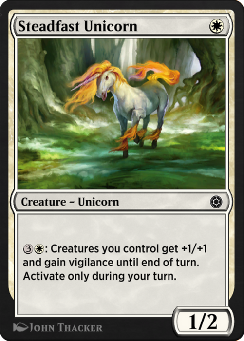 Steadfast Unicorn (HBG-104) - common
