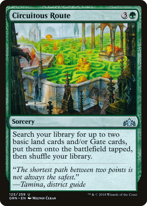Circuitous Route (GRN-125) - uncommon
