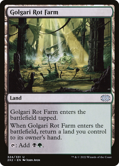 Golgari Rot Farm (2X2-324) - uncommon
