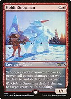 Goblin Snowman (SLD-061) - rare - Foil