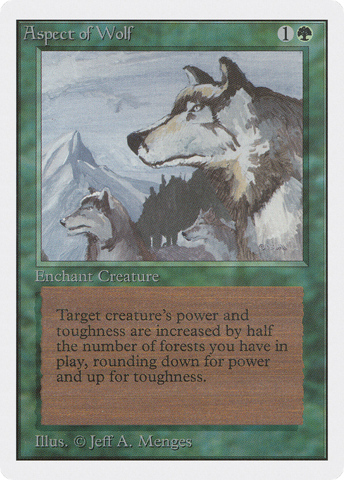 Aspect of Wolf (2ED-185) - rare