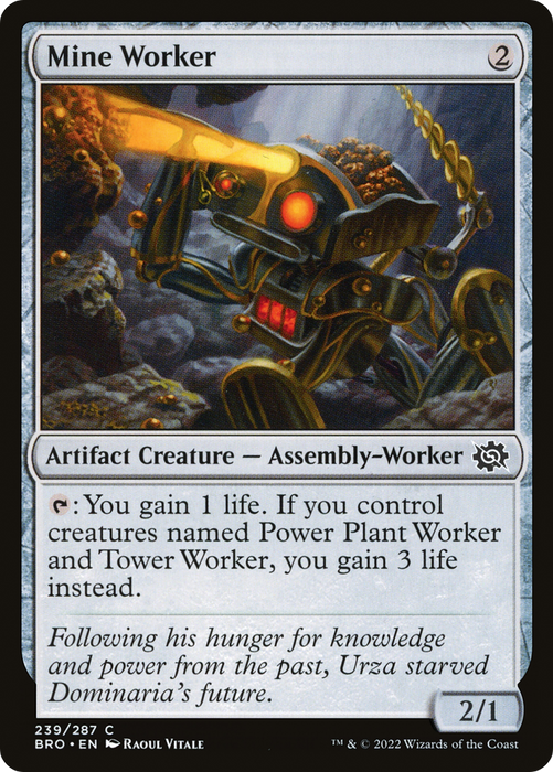 Mine Worker (BRO-239) - common - Foil