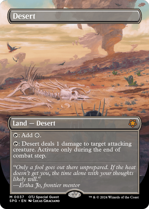 Desert (SPG-037) - mythic (Borderless) - Foil