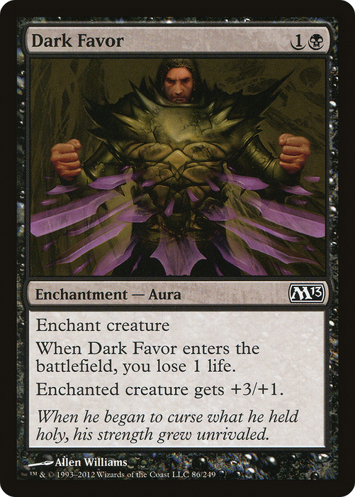 Dark Favor (M13-086) - common - Foil