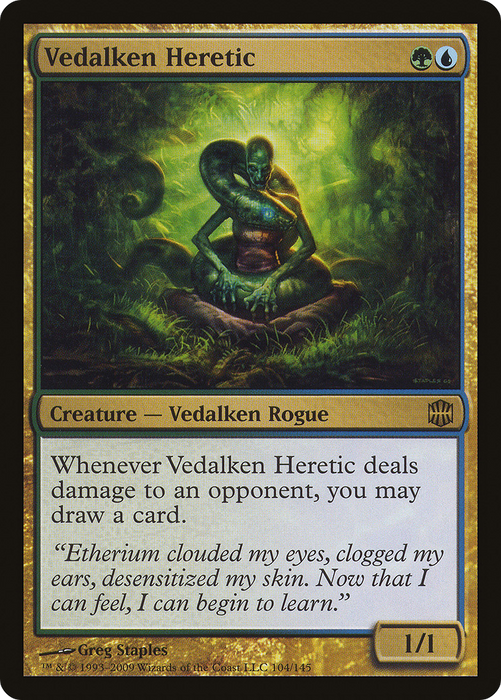 Vedalken Heretic (ARB-104) - rare - Foil