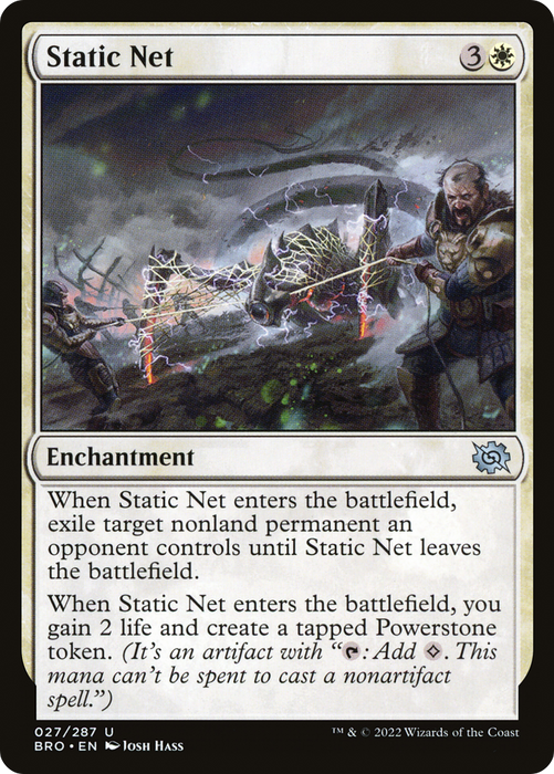 Static Net (BRO-027) - uncommon - Foil