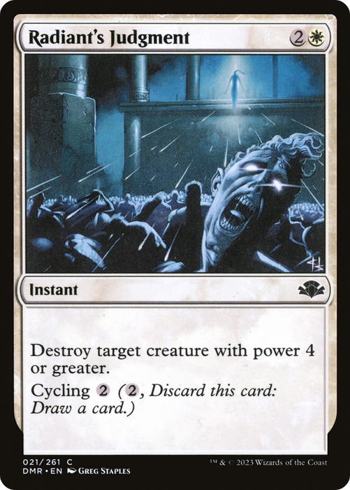 Radiant's Judgment (DMR-021) - common - Foil