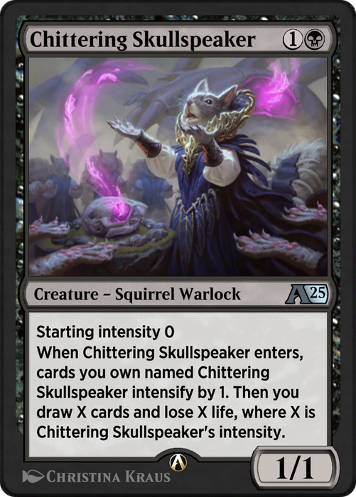 Chittering Skullspeaker (YBLB-009) - uncommon