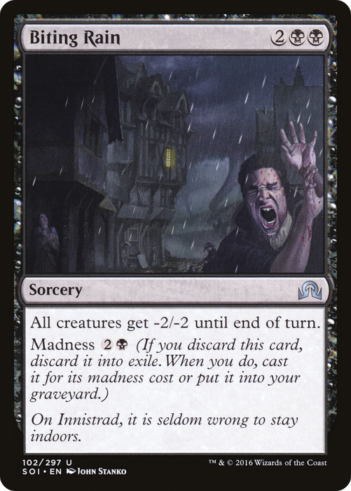 Biting Rain (SOI-102) - uncommon - Foil