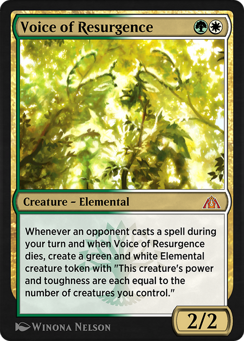 Voice of Resurgence (EA3-014) - mythic