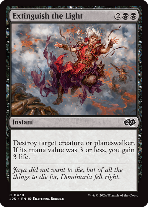 Extinguish the Light (J25-438) - common