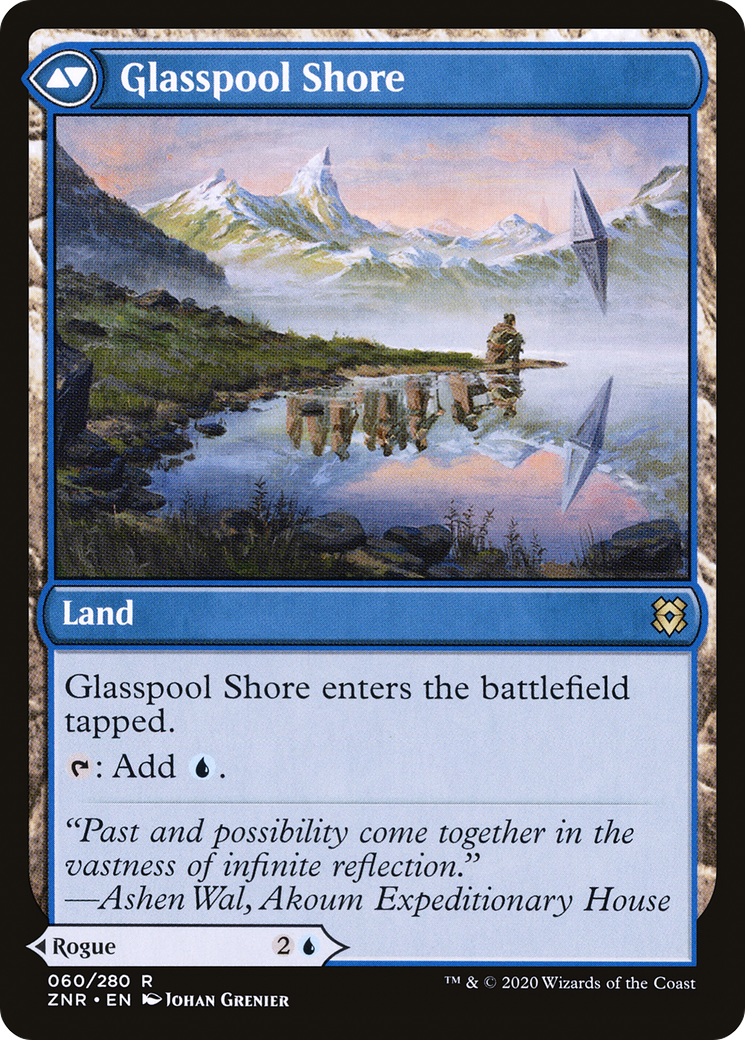 Glasspool Mimic // Glasspool Shore (ZNR-060) - rare