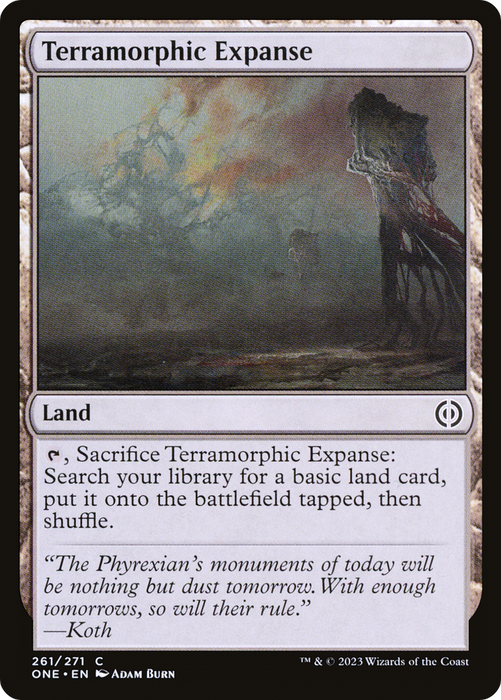 Terramorphic Expanse (ONE-261) - common - Foil