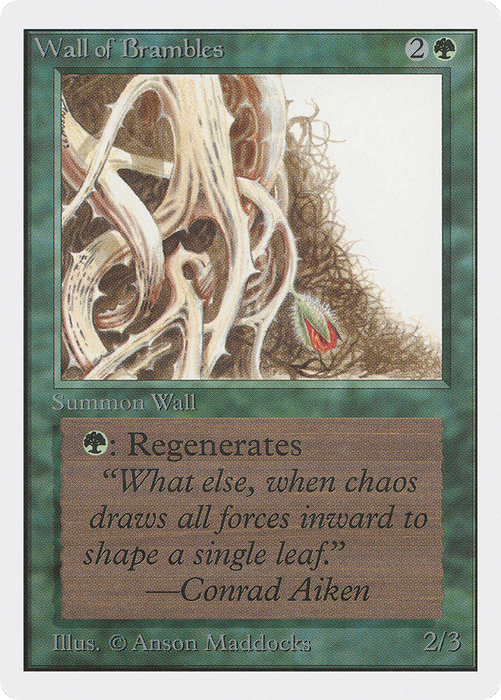 Wall of Brambles (2ED-224) - uncommon