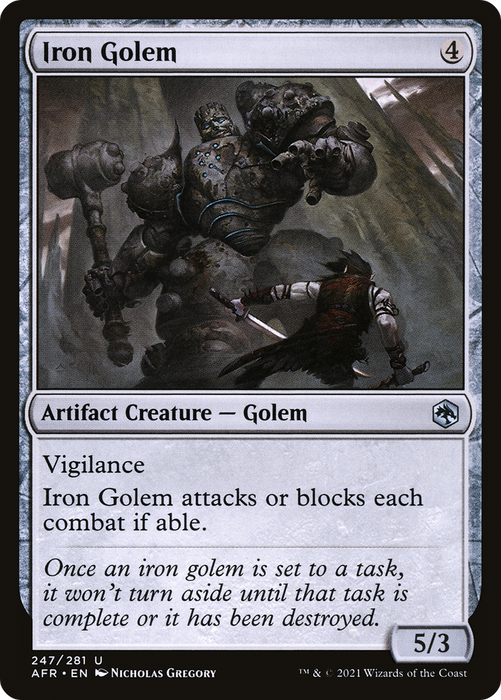 Iron Golem (AFR-247) - uncommon