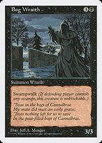 Bog Wraith (5ED-147) - uncommon