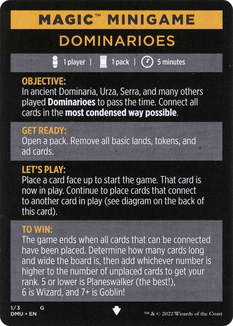 Dominarioes // Dominarioes (cont'd) (MDMU-001) - common - Foil
