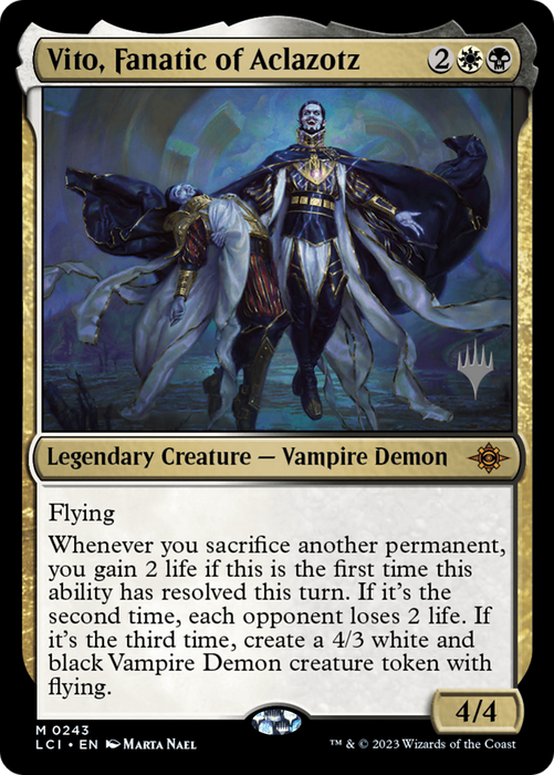 Vito, Fanatic of Aclazotz (PPLCI-243P) - mythic - Foil