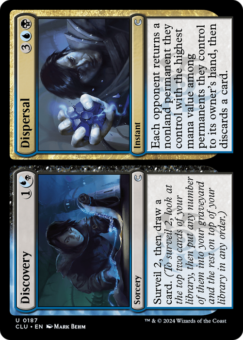 Discovery // Dispersal (CLU-187) - uncommon
