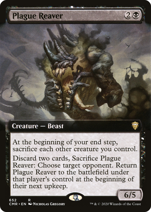 Plague Reaver (CMR-652) - rare: (Extended Art)