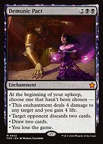 Demonic Pact (FDN-602) - mythic: (enchantment)