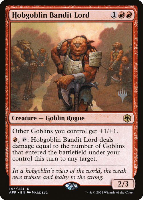 Hobgoblin Bandit Lord (PPAFR-147P) - rare - Foil